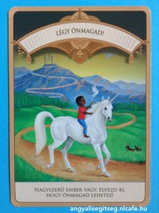 0104_Doreen_Virtue_Magikus_Unikornisok_Joskartya_Légy_Önmagad!R_Kover_Balazs